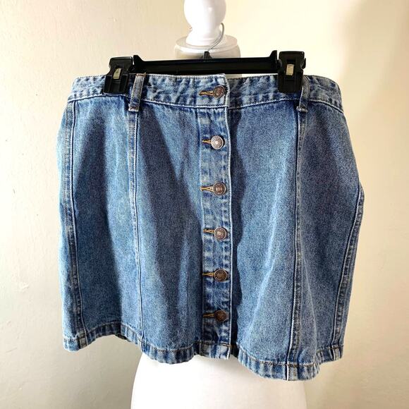 Forever21 jeans skirt size L - Picture 1 of 5